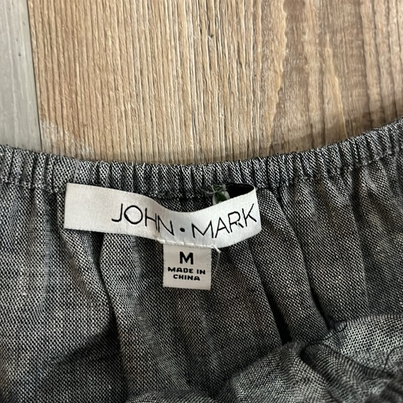 John Mark Boho Embroidered with Fringe trim Tunic with bell sleeves Size medium - Picture 7 of 11